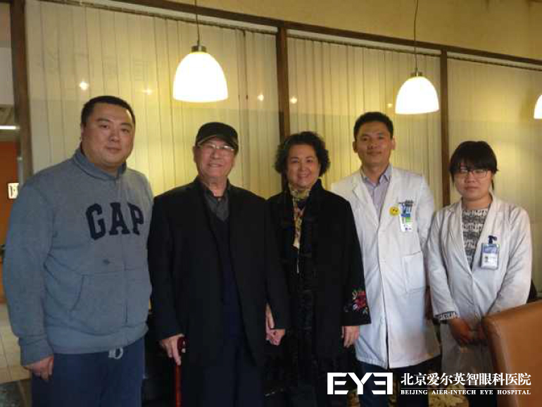 共和国演讲家彭清一教授到我院进行眼健康检查
